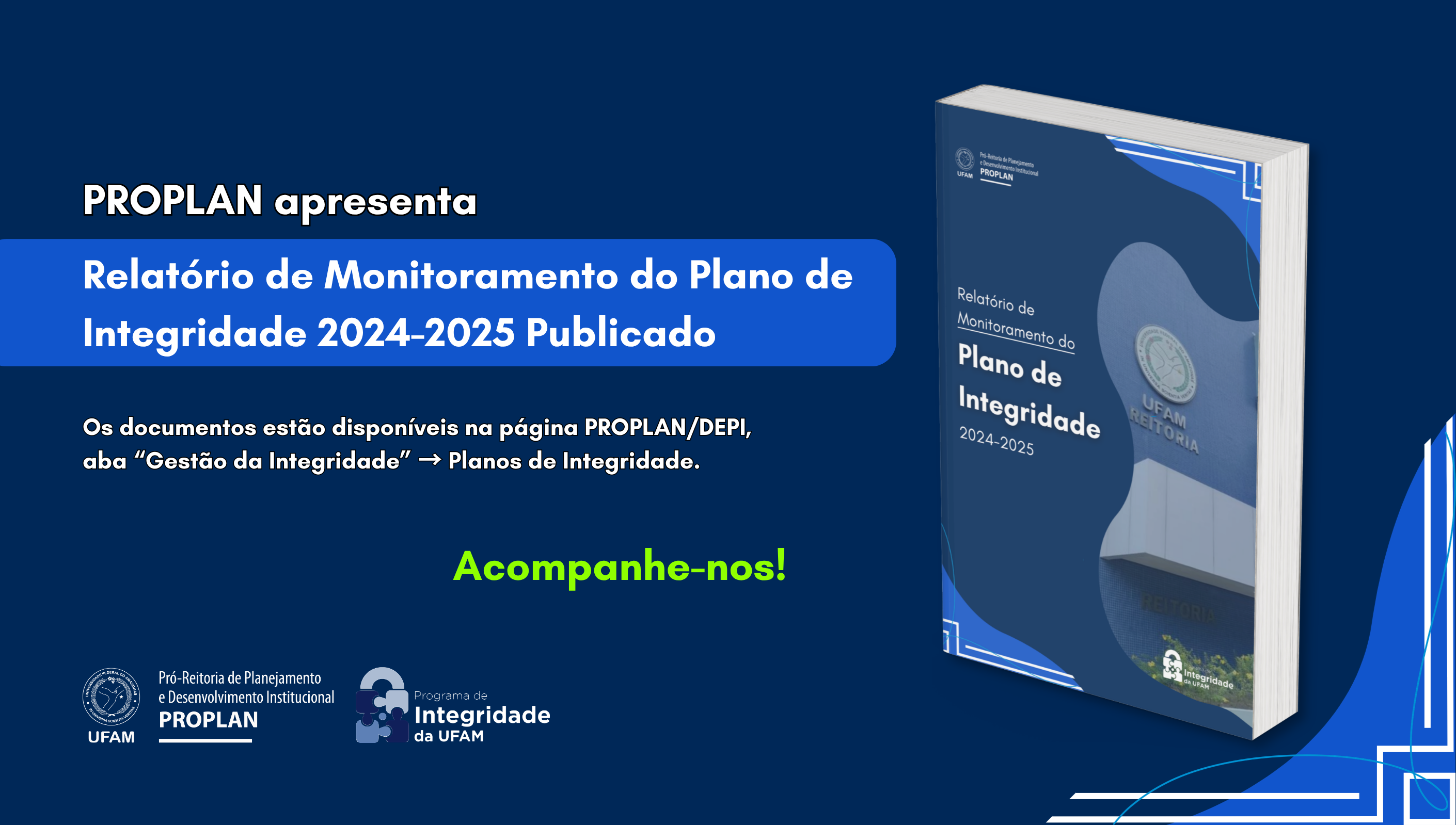 Relatório de Monitoramento do Plano de Integridade 2024-2025 publicado