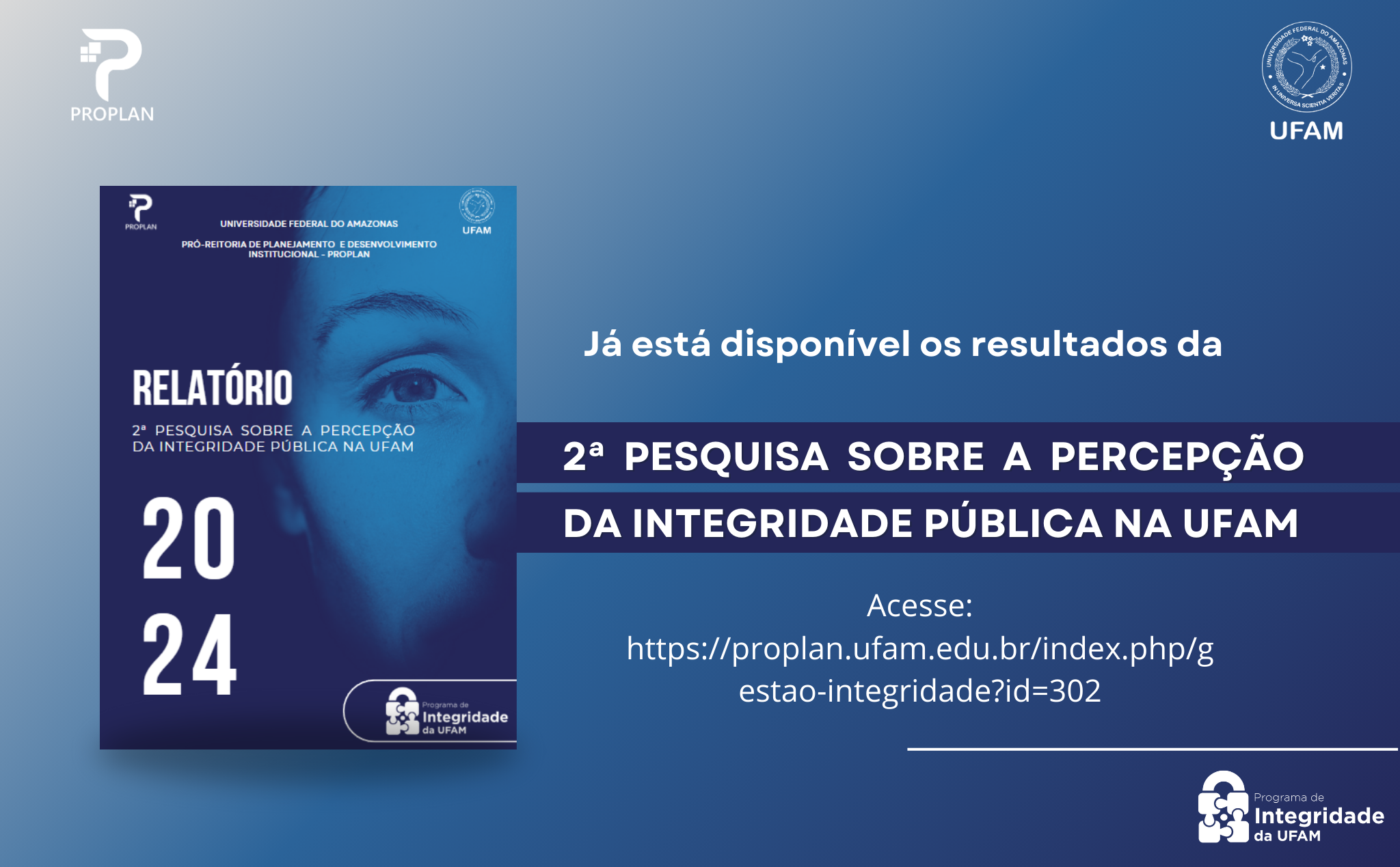 Relatório da 2ª Pesquisa sobre a percepção da Integridade Pública na UFAM
